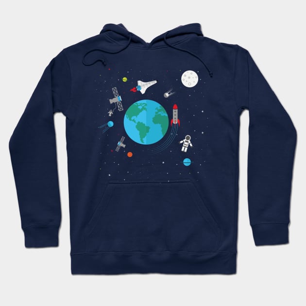 Earth & Our Instrument's | Hoodie by UrbanBlazeStudio